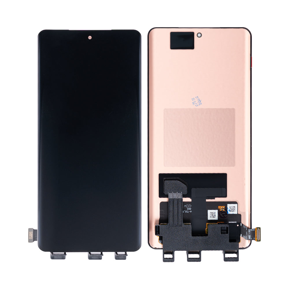 OnePlus 12R Ecrã e digitalizador sem moldura preto OEM