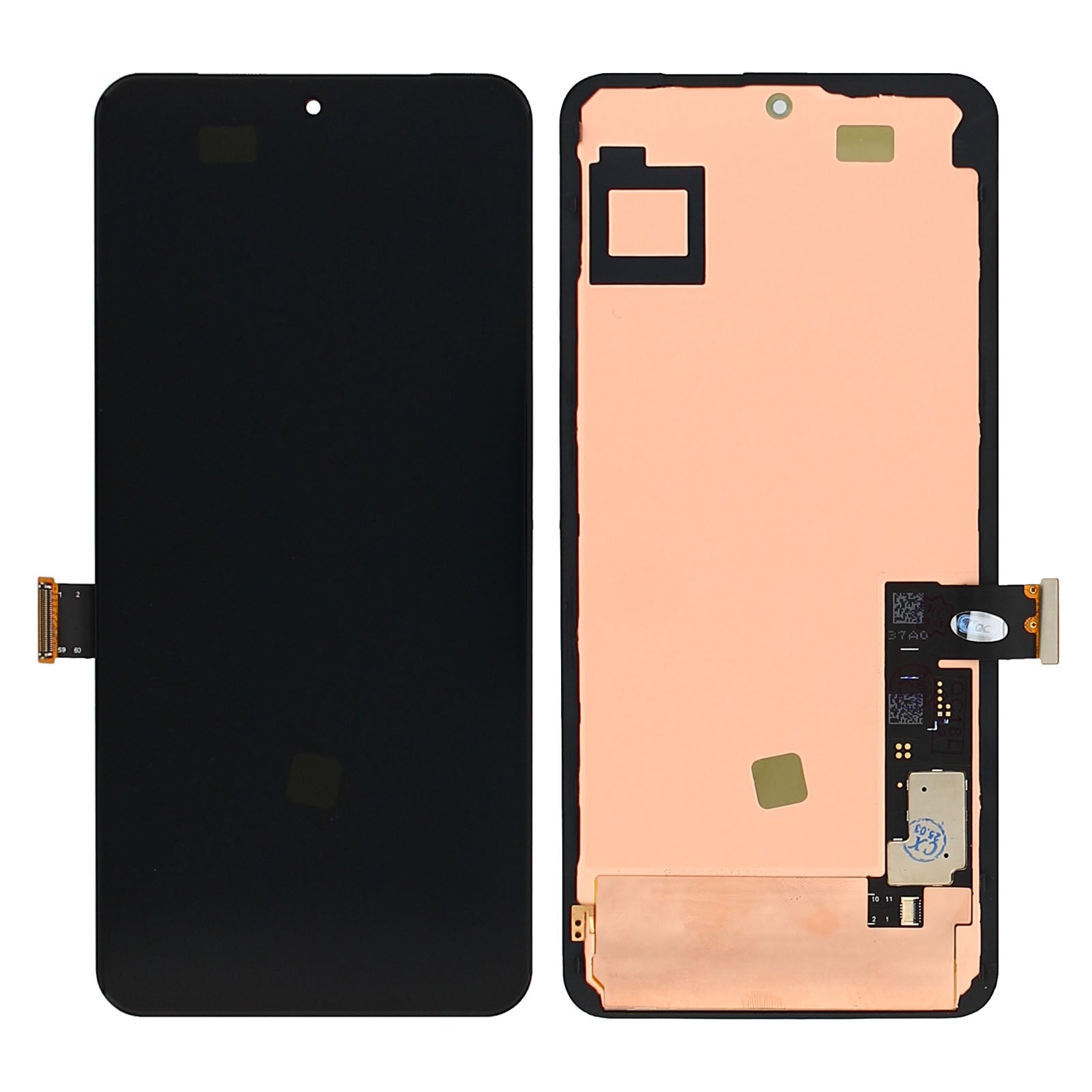 Ecrã e digitalizador Google Pixel 8 sem moldura, preto, Soft-OLED