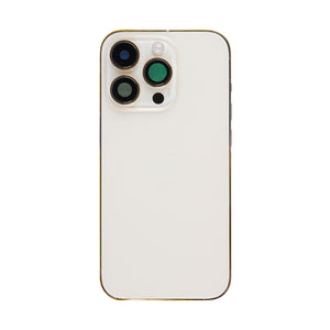 For Apple 14 Pro Carcaça com peças pequenas Ouro OEM