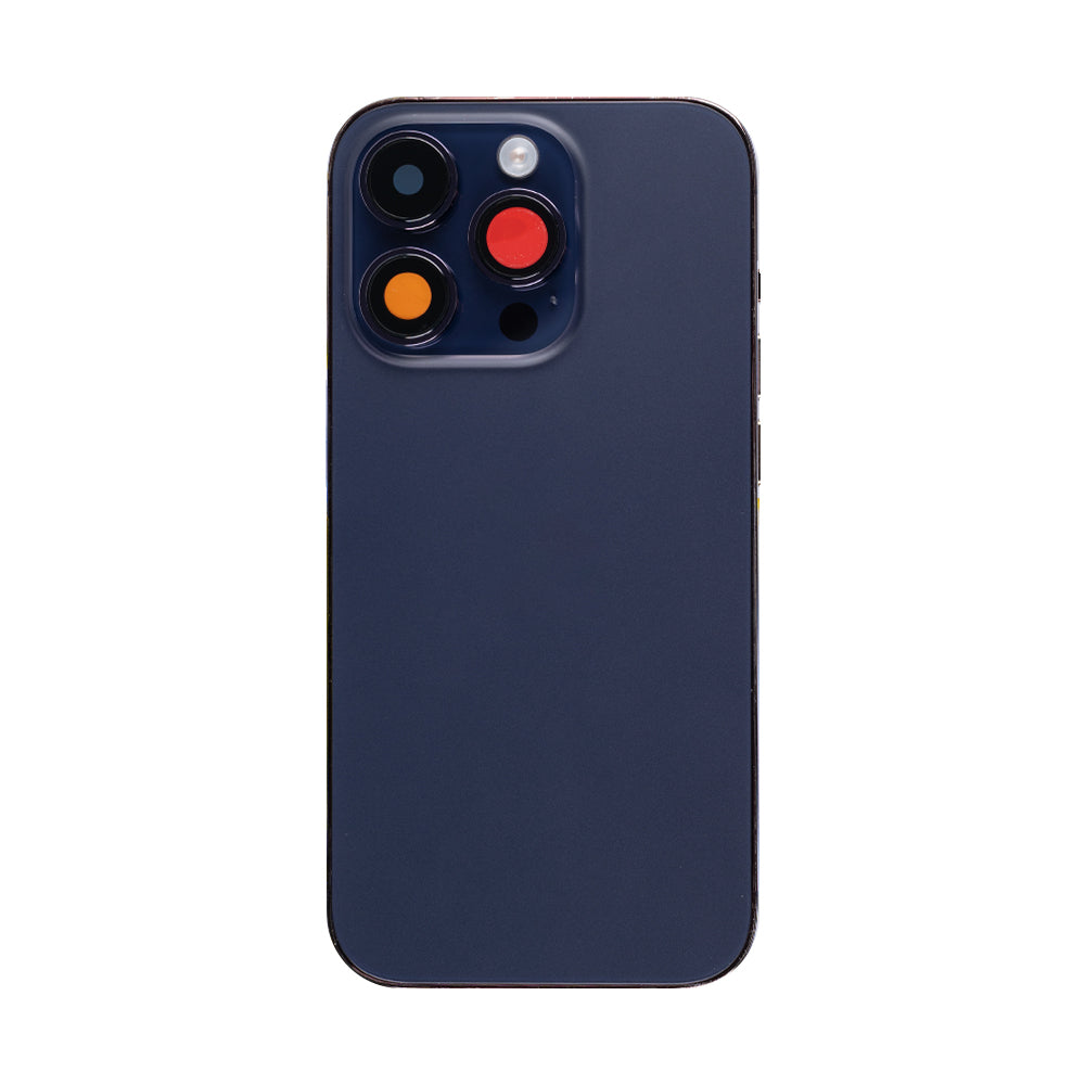 For Apple 14 Pro Carcaça com peças pequenas Deep Purple OEM