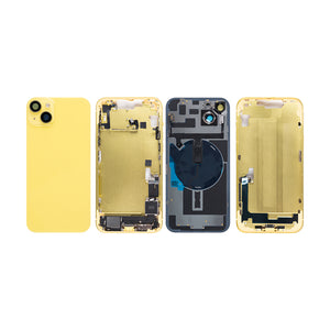 For Apple 14 Plus Carcaça com peças pequenas Amarelo OEM