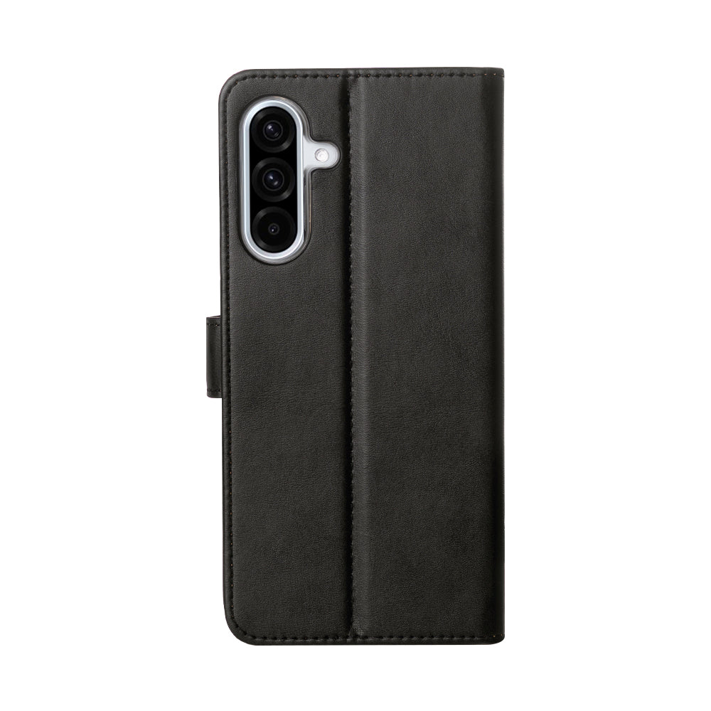 Rixus Bookcase For Samsung Galaxy A36, A37 Black