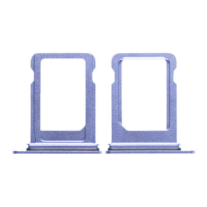 For Apple 12 Mini Suporte para cartão SIM Roxo Puxado