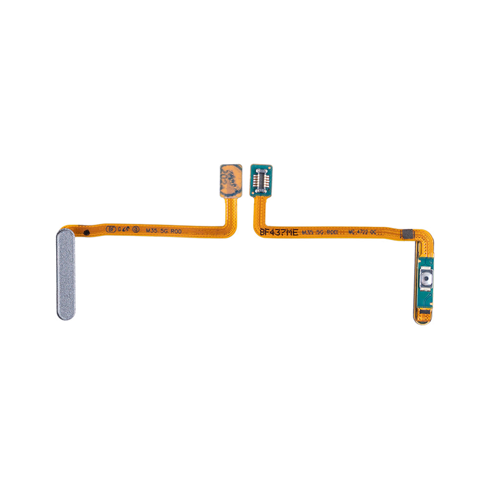 Samsung Galaxy M35 M356B Sensor de impressão digital flexível com botão liga/desliga cinza OEM