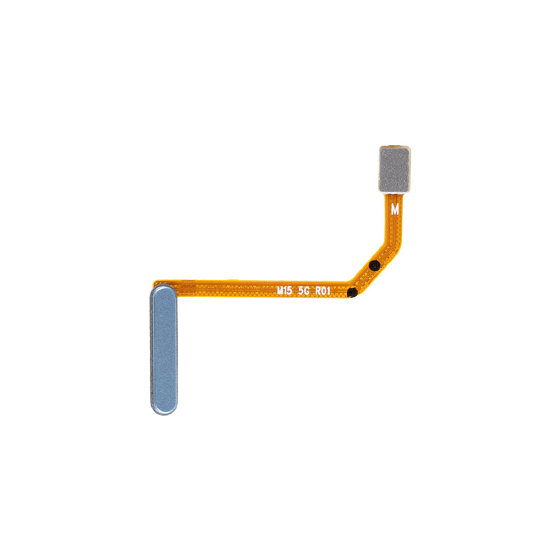 Samsung Galaxy M15 M156B Sensor de impressão digital flexível com botão liga/desliga azul claro OEM