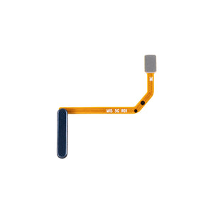 Samsung Galaxy M15 M156B Sensor de impressão digital flexível com botão liga/desliga azul escuro OEM
