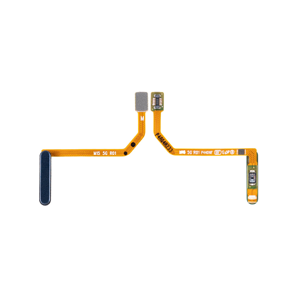 Samsung Galaxy M15 M156B Sensor de impressão digital flexível com botão liga/desliga azul escuro OEM