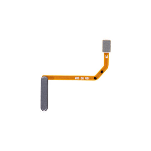 Samsung Galaxy M15 M156B Sensor de impressão digital flexível com botão liga/desliga cinza OEM