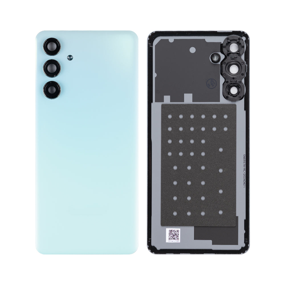 Capa traseira Samsung Galaxy M55 M556B com lente verde claro OEM