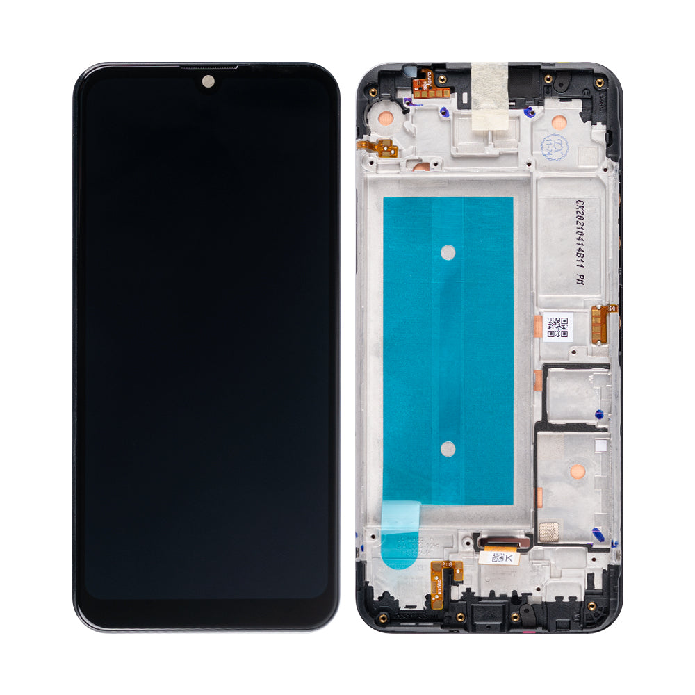 Ecrã e digitalizador LG K40S com moldura Nova Aurora Black OEM