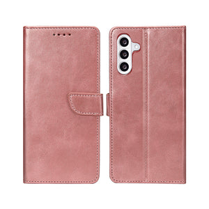 Estante de livros Rixus para Samsung Galaxy A56 cor-de-rosa