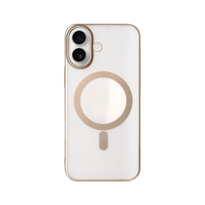 Capa Rixus Instinct Mag For Apple iPhone 16 Plus Desert Titanium