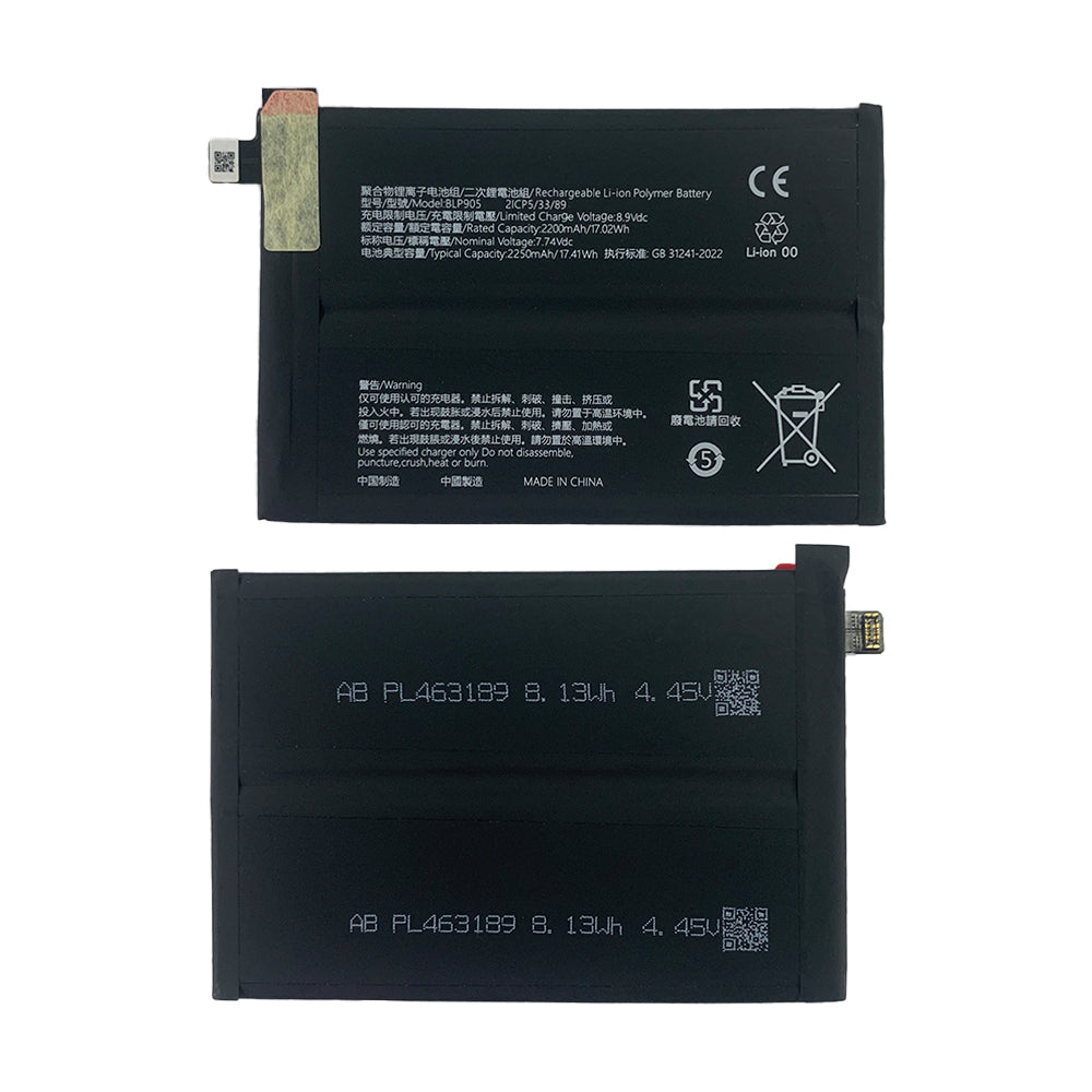 Bateria Oppo Reno7 Pro 5G BLP905 OEM