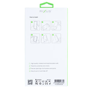 Rixus Anti-Burst Case With MagSafe Compatible For Apple iPhone 16e, 17e Transparent