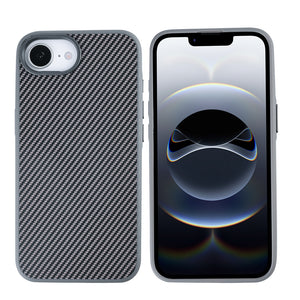 Rixus Mag Carbon With MagSafe Compatible For Apple iPhone 16e, 17e Titanium Grey