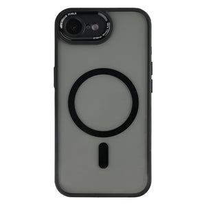 Rixus Classic 04 Case With MagSafe Compatible For Apple iPhone 16e Black