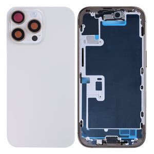 For Apple 16 Pro Carcaça com peças pequenas Titânio deserto OEM