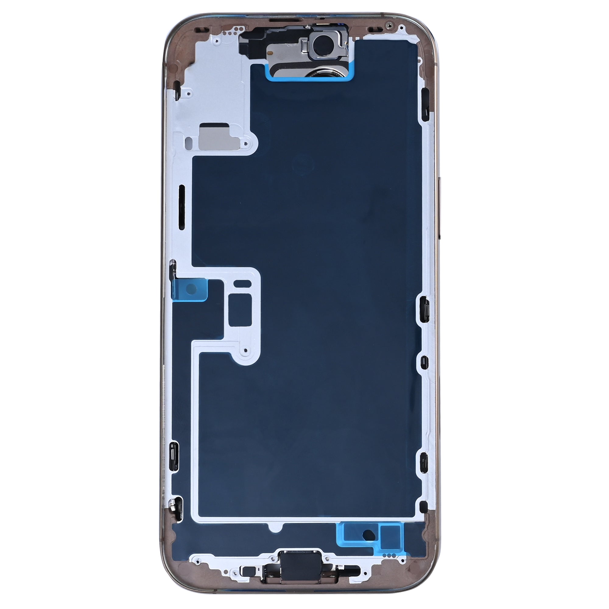For Apple 16 Pro Max Carcaça com peças pequenas Titânio deserto OEM