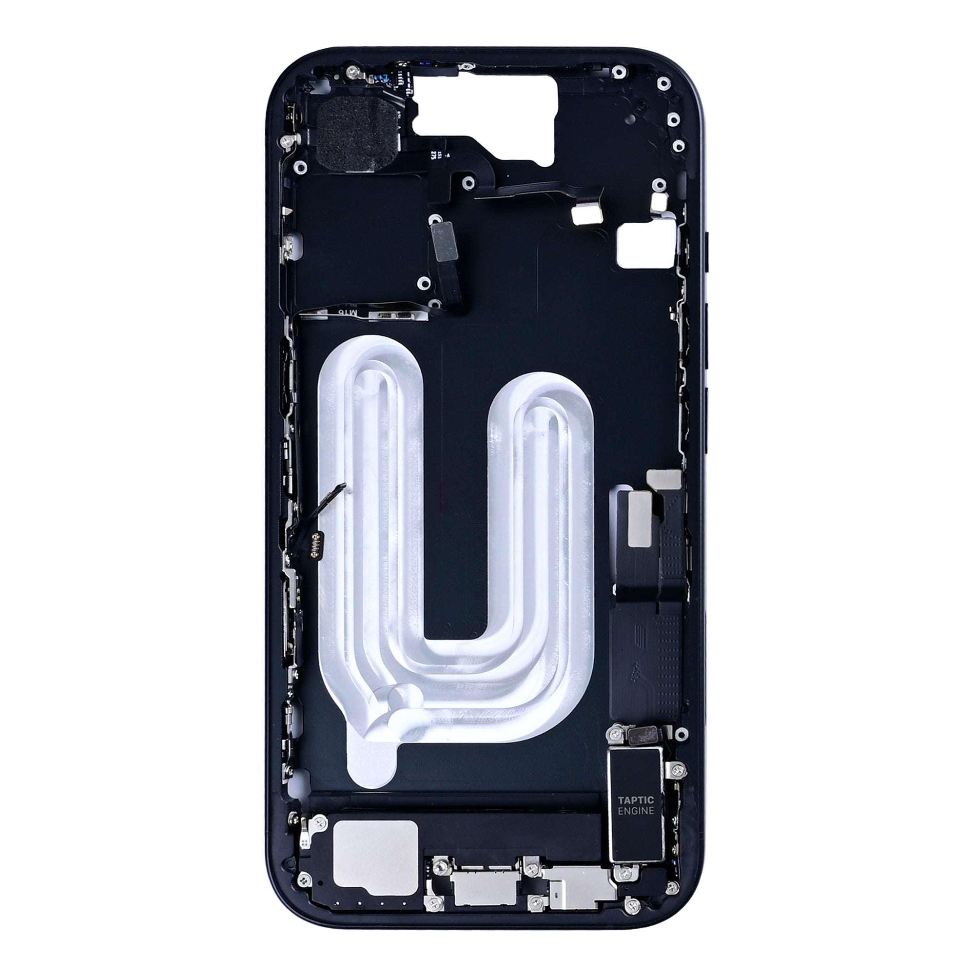 For Apple 16 Moldura Central Preta OEM