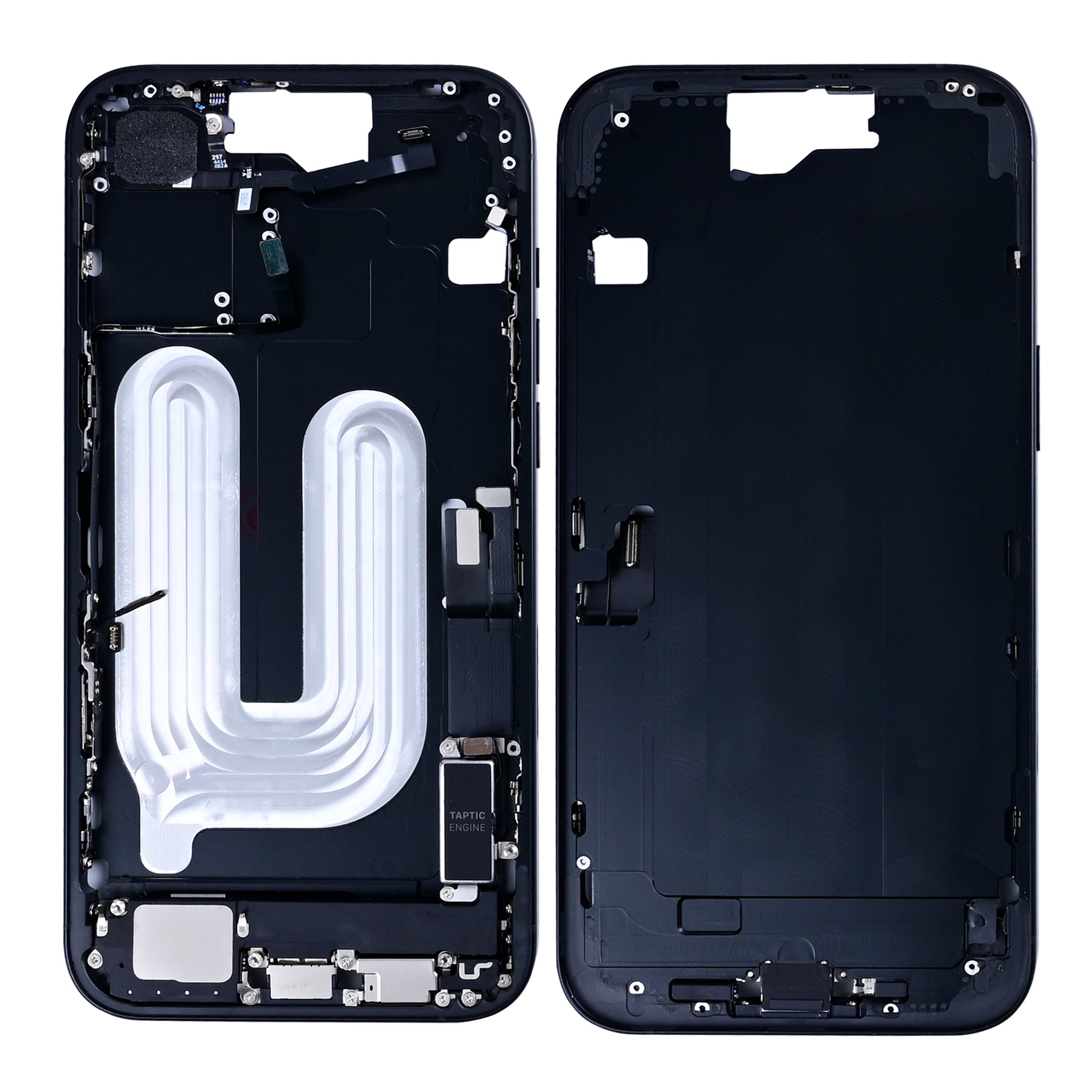 For Apple 16 Plus Moldura Central Preta OEM