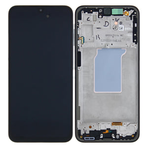 Samsung Galaxy A26 A266B Ecrã e digitalizador com moldura preta Pacote de serviço