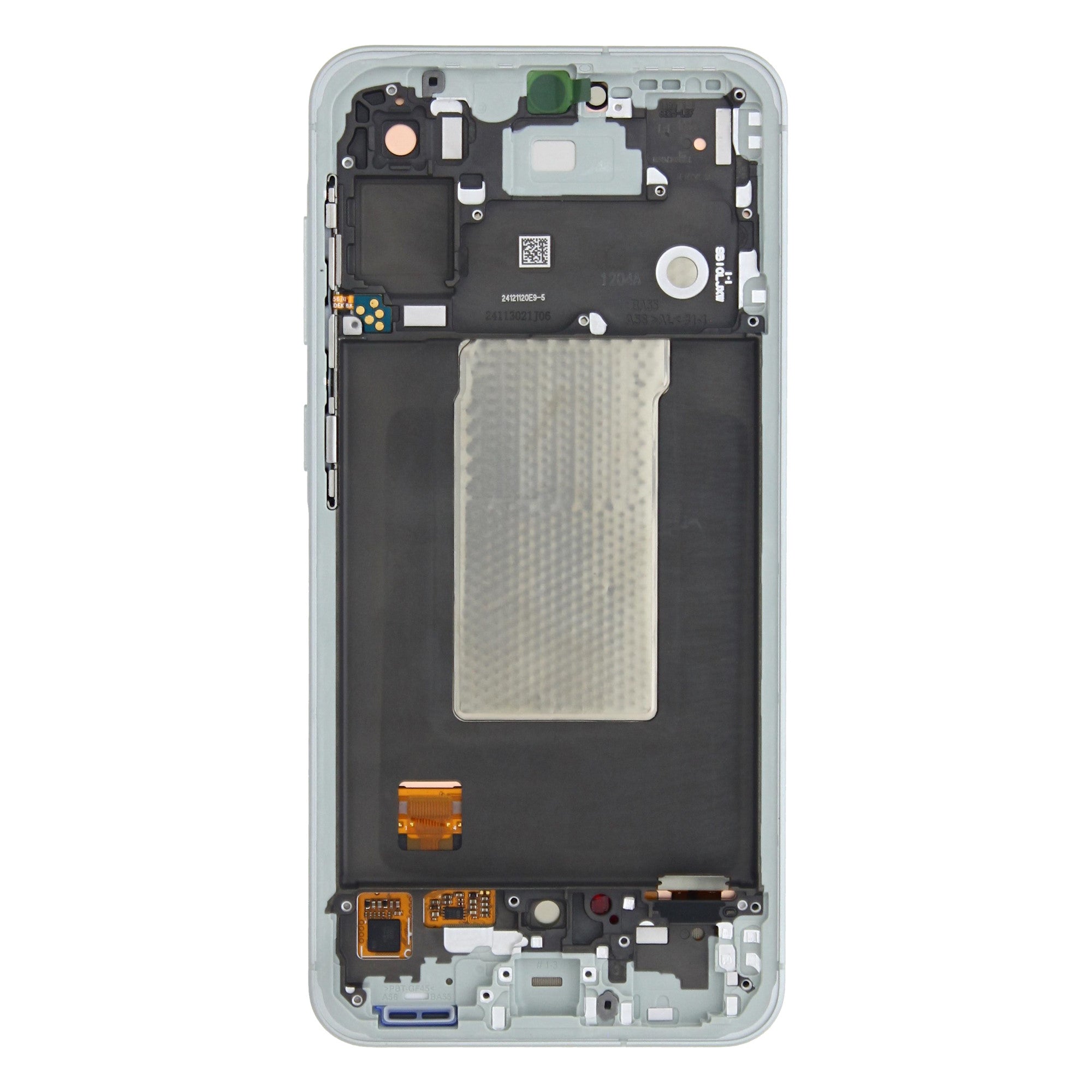 Samsung Galaxy A56 A566B Ecrã e digitalizador com moldura verde-oliva pré-montado