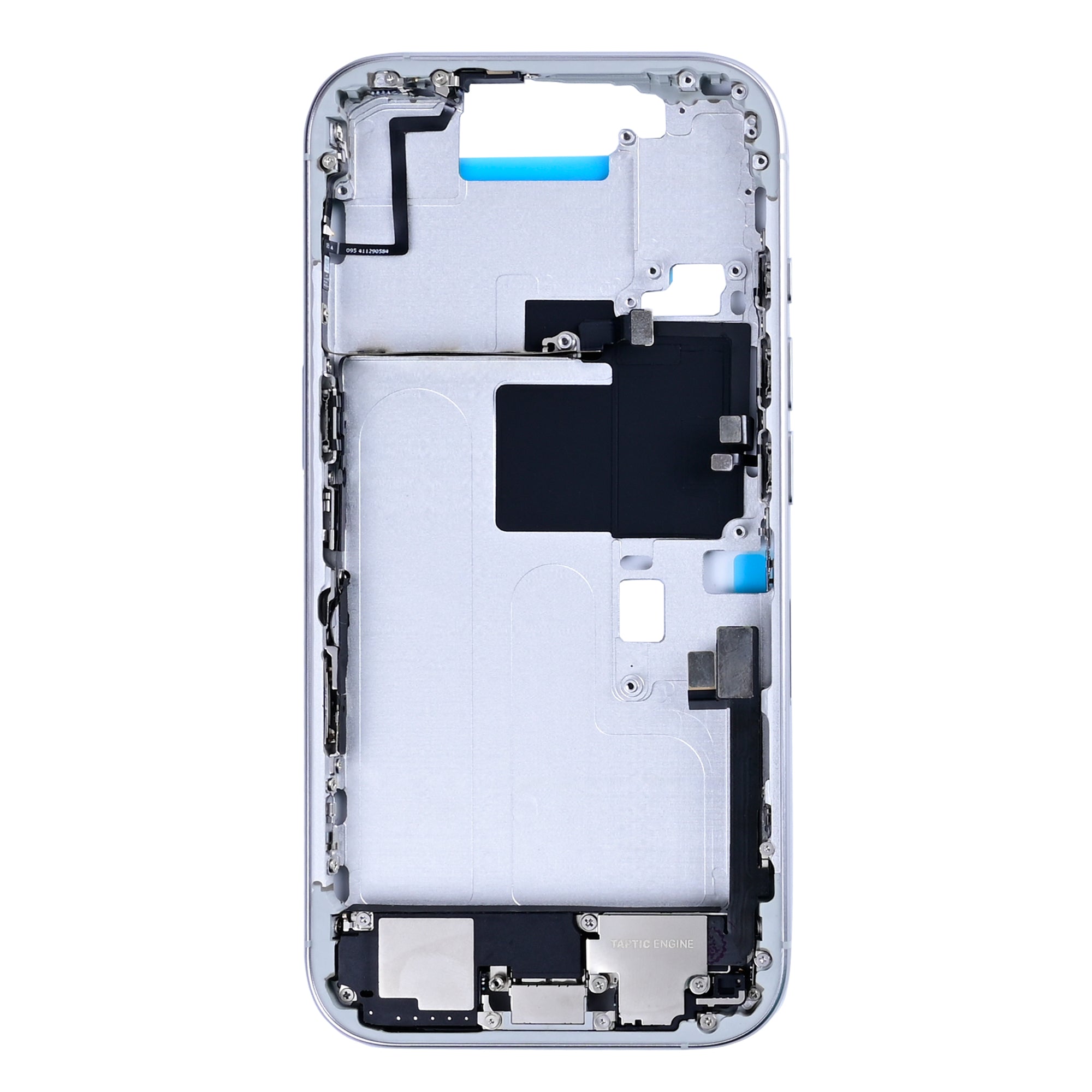 For Apple 16 Pro Moldura Central Branca Titânio OEM