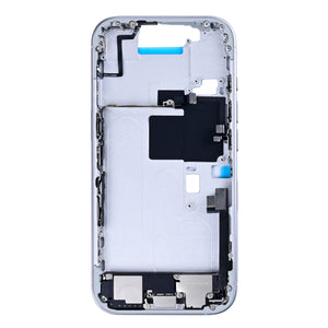 For Apple 16 Pro Moldura Central Branca Titânio OEM