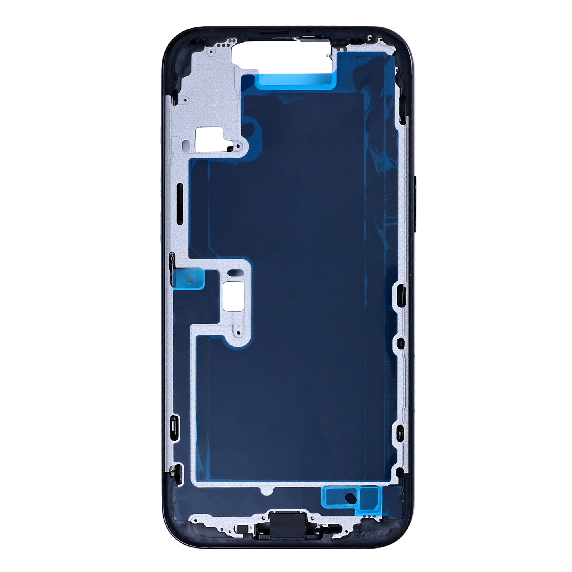 For Apple 16 Pro Max Moldura Central Titânio Preto OEM
