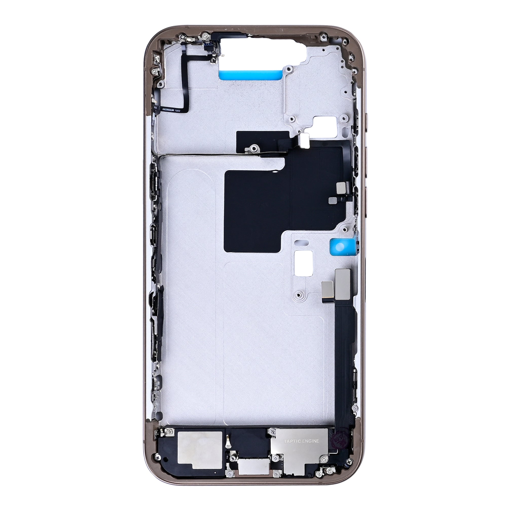 For Apple 16 Pro Max Moldura Central Titânio Deserto OEM