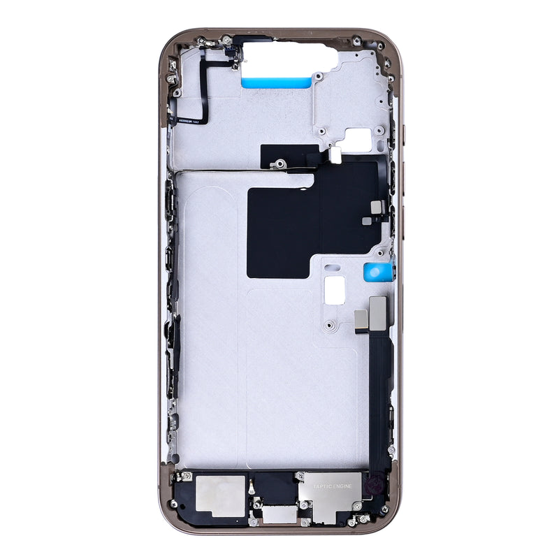 For Apple 16 Pro Max Moldura Central Titânio Deserto OEM