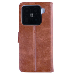 Estante de livros Rixus para Xiaomi 15 Pro castanha