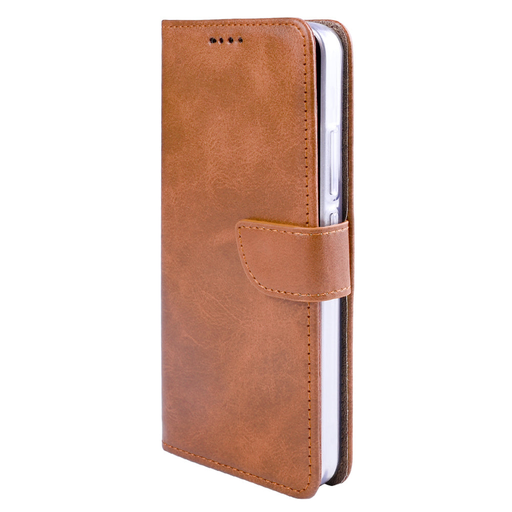 Estante de livros Rixus para Xiaomi 15 Pro castanho claro