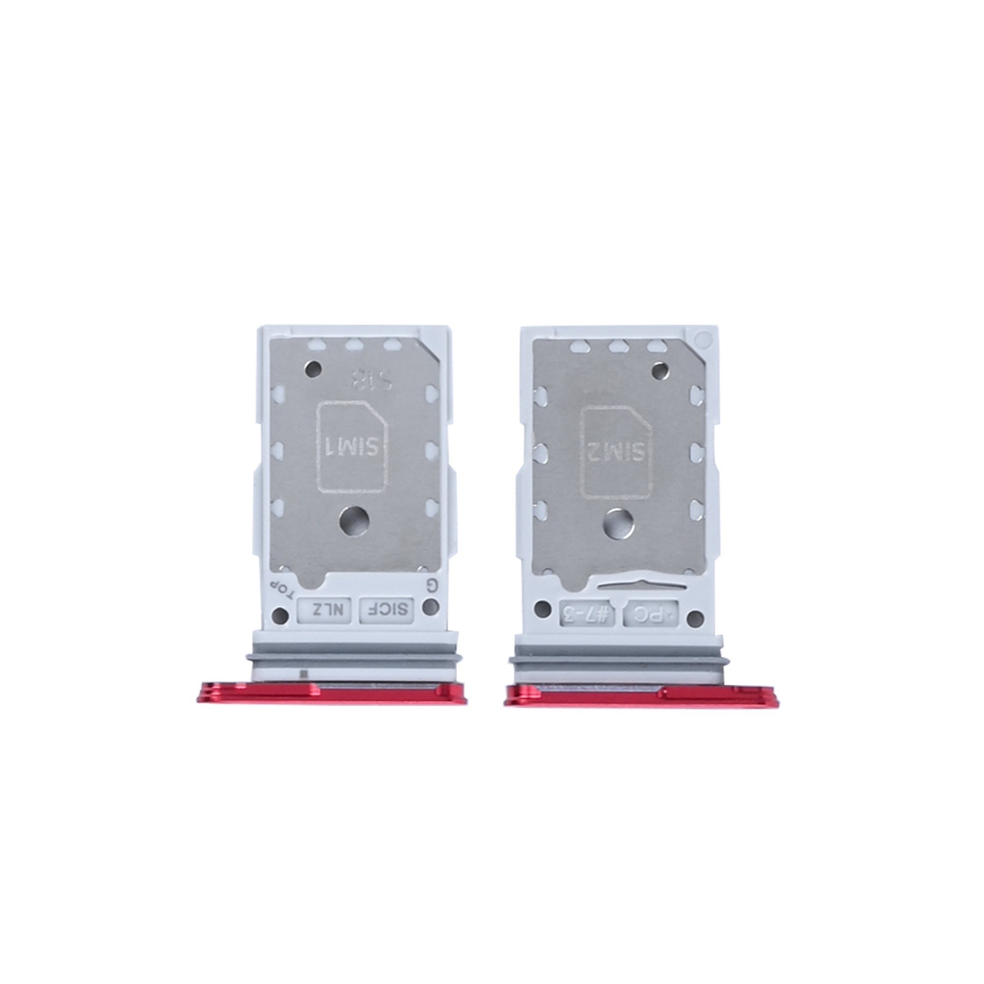 Samsung Galaxy S25 S931B, S25 Plus S936B Suporte para cartão SIM Vermelho Coral OEM