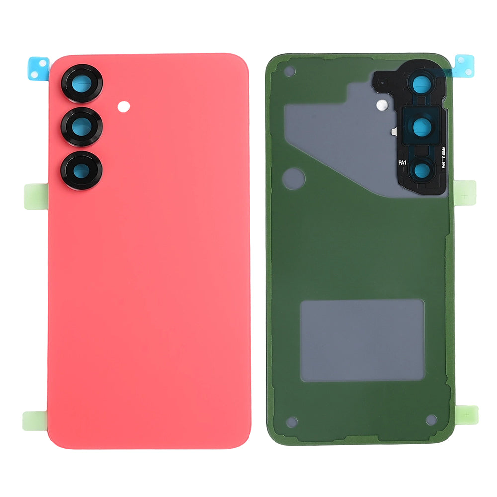 Capa traseira Samsung Galaxy S25 S931B com lente vermelho coral OEM