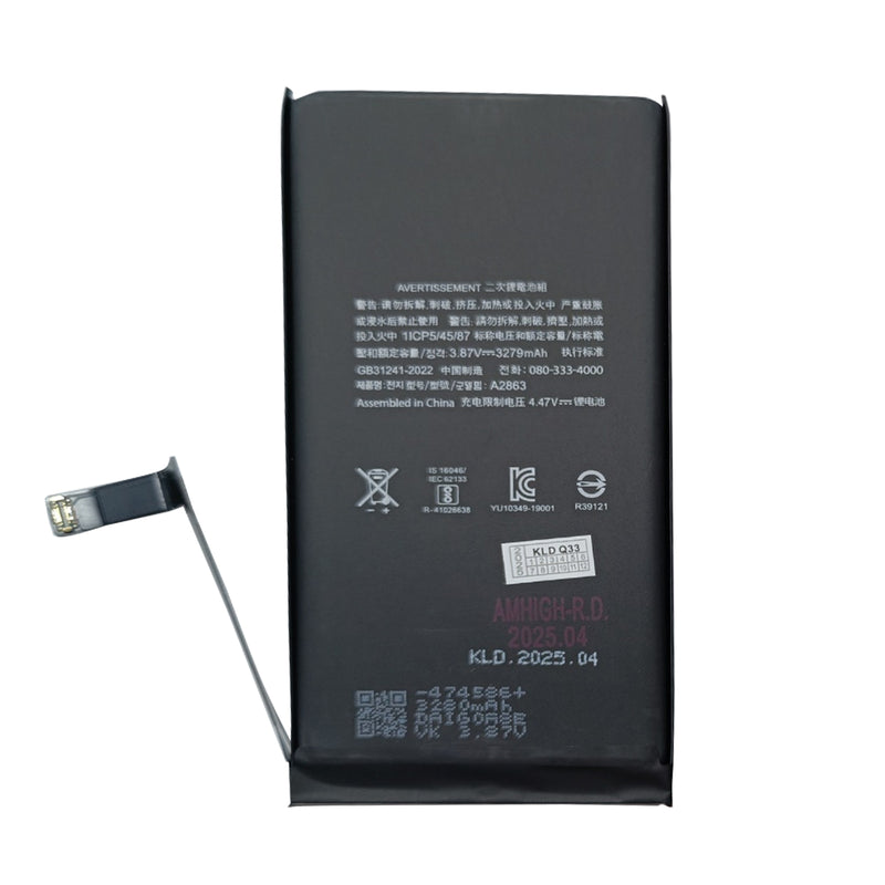 For Apple 14 Diagnóstico da bateria Bateria OEM
