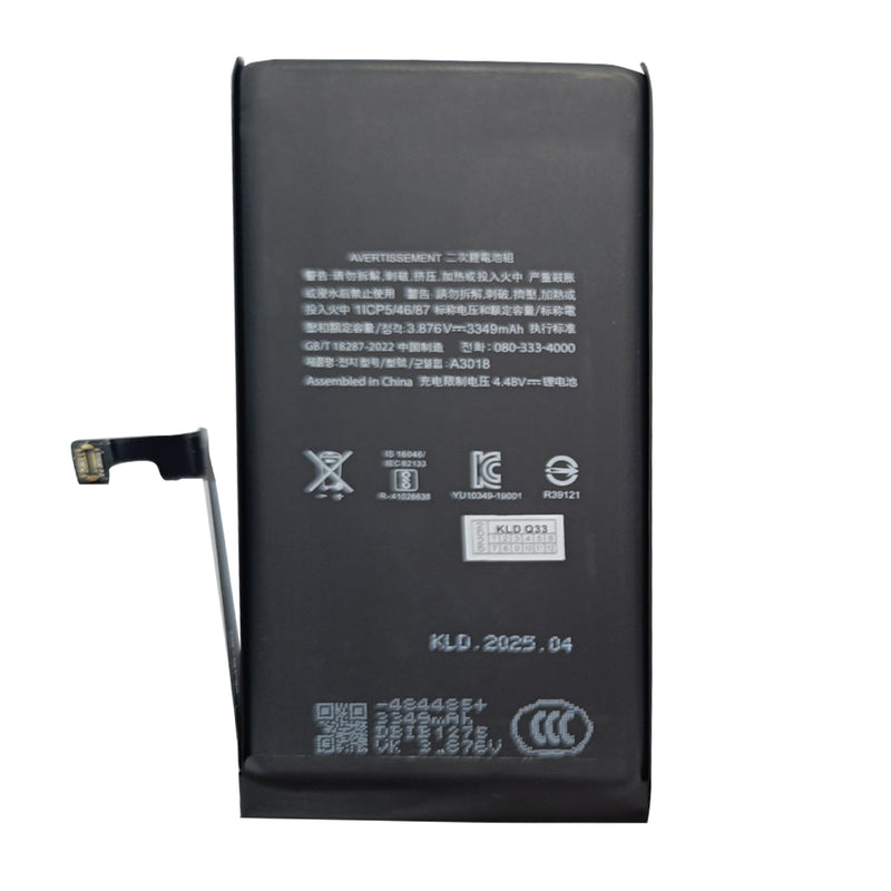For Apple 15 Executar Diagnóstico Bateria OEM