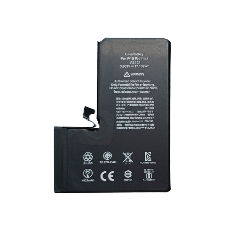 For Apple 15 Pro Max Executar Diagnóstico Bateria OEM
