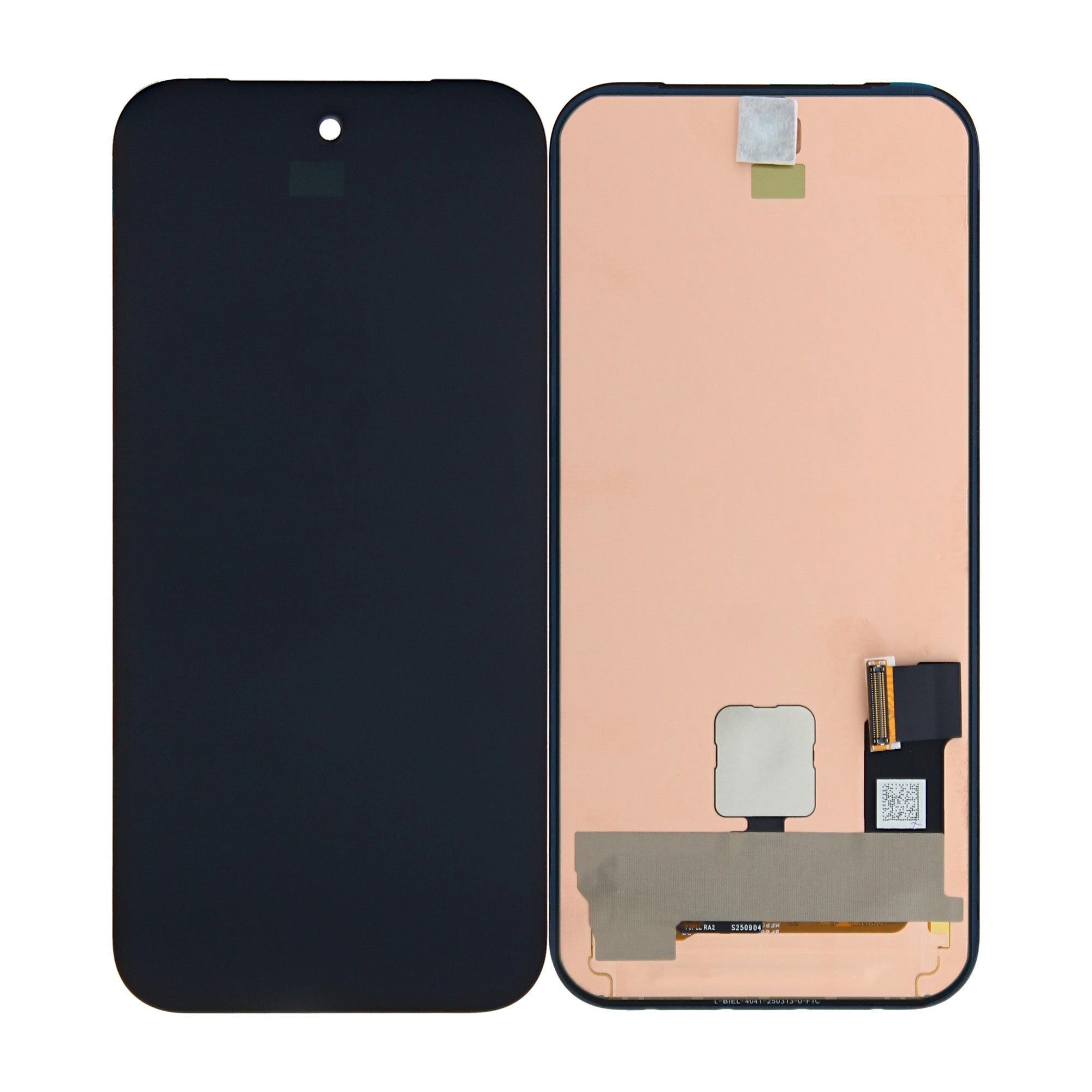 Google Pixel 9a Ecrã e digitalizador sem moldura Preto Service Pack