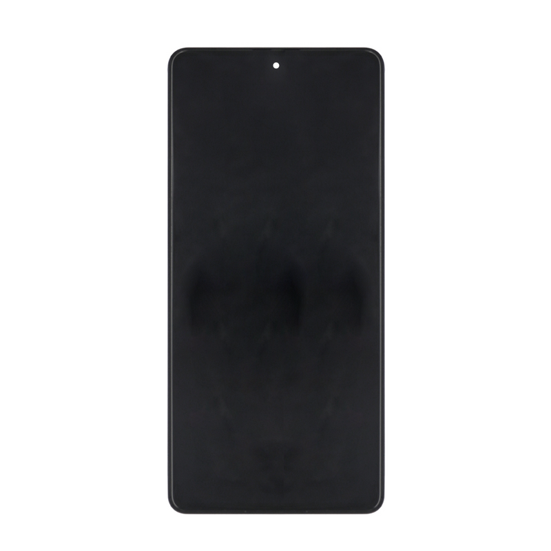 Xiaomi Redmi Note 12 Pro Plus 5G Ecrã e digitalizador com moldura em preto obsidiano OEM