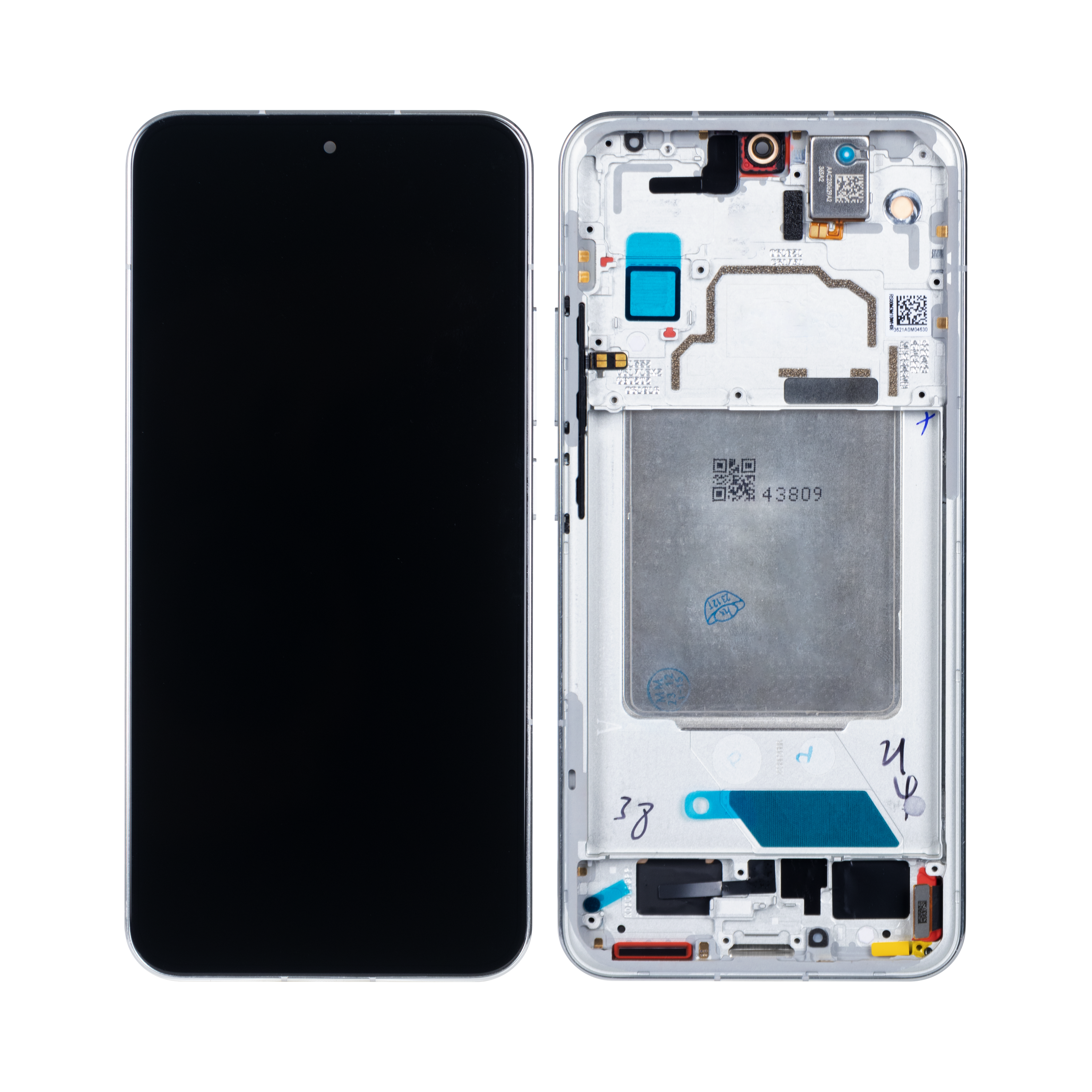 Ecrã e digitalizador Xiaomi 13 com moldura branca OEM