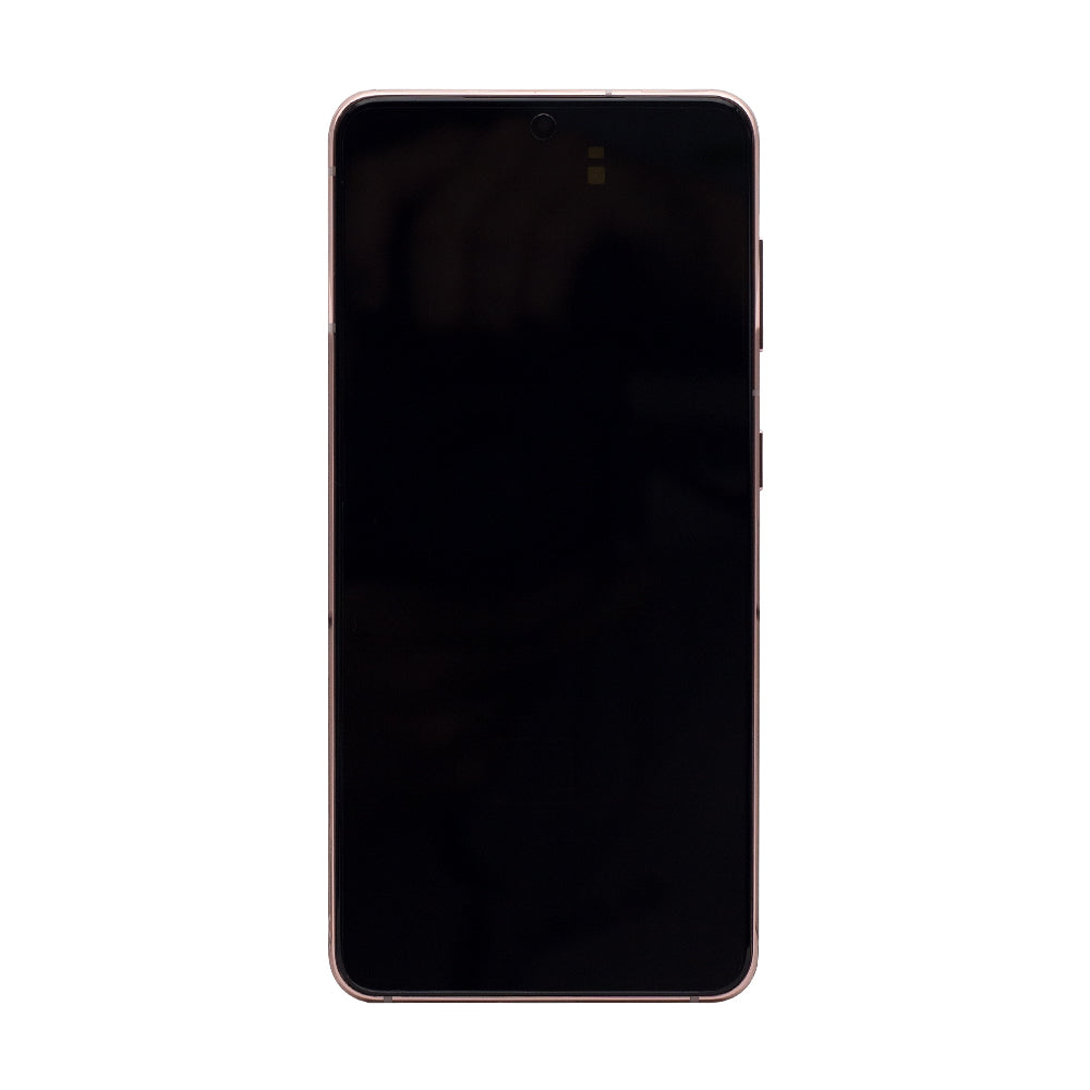 Samsung Galaxy S21 5G G991B Ecrã e digitalizador com moldura Pacote de assistência Rosa Fantasma