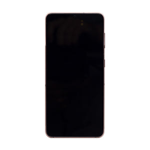 Samsung Galaxy S21 5G G991B Ecrã e digitalizador com moldura Pacote de assistência Rosa Fantasma
