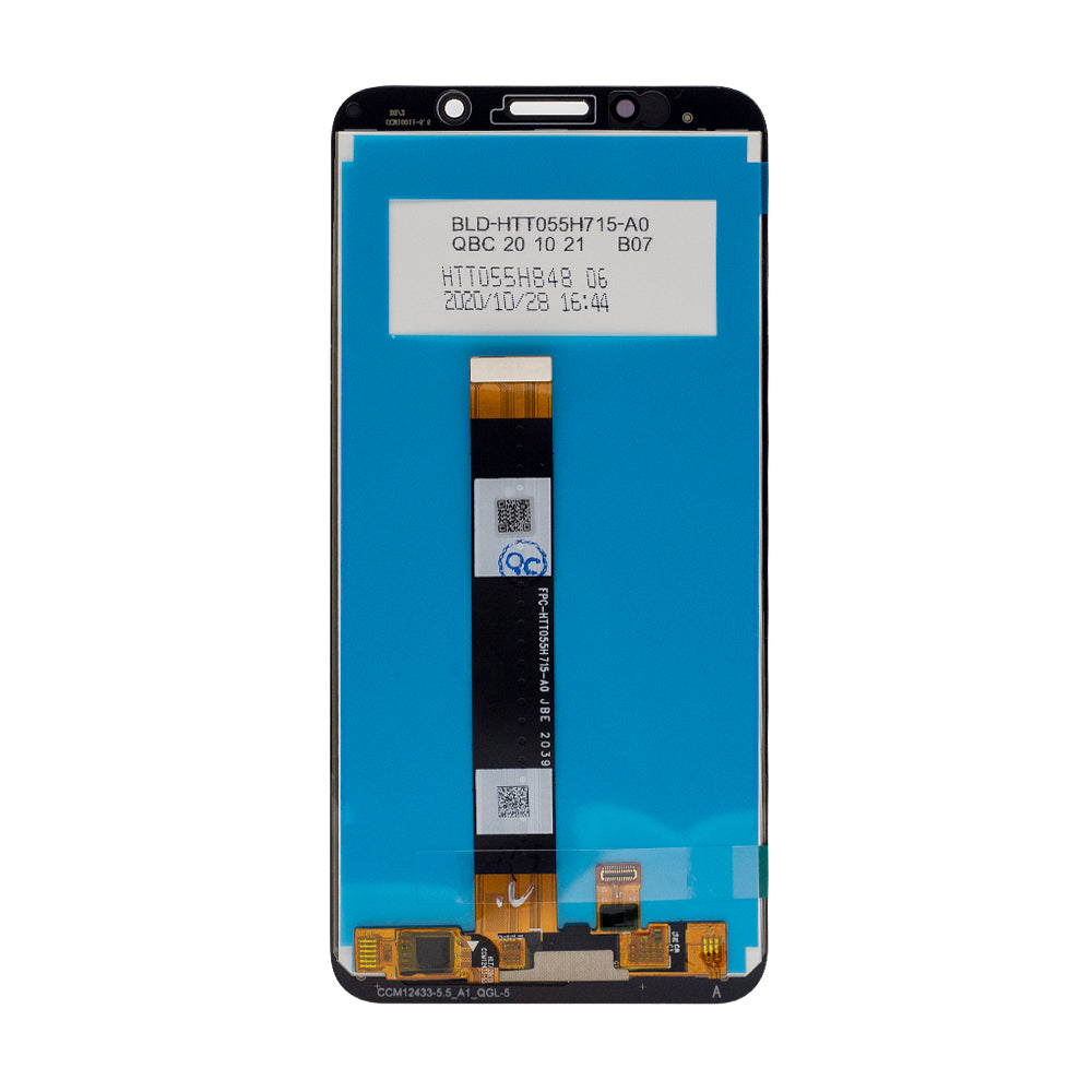 Ecrã e digitalizador Huawei Y5p sem moldura, preto, OEM