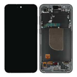 Samsung Galaxy S23 FE S711B Ecrã e digitalizador com moldura Pacote de assistência em grafite