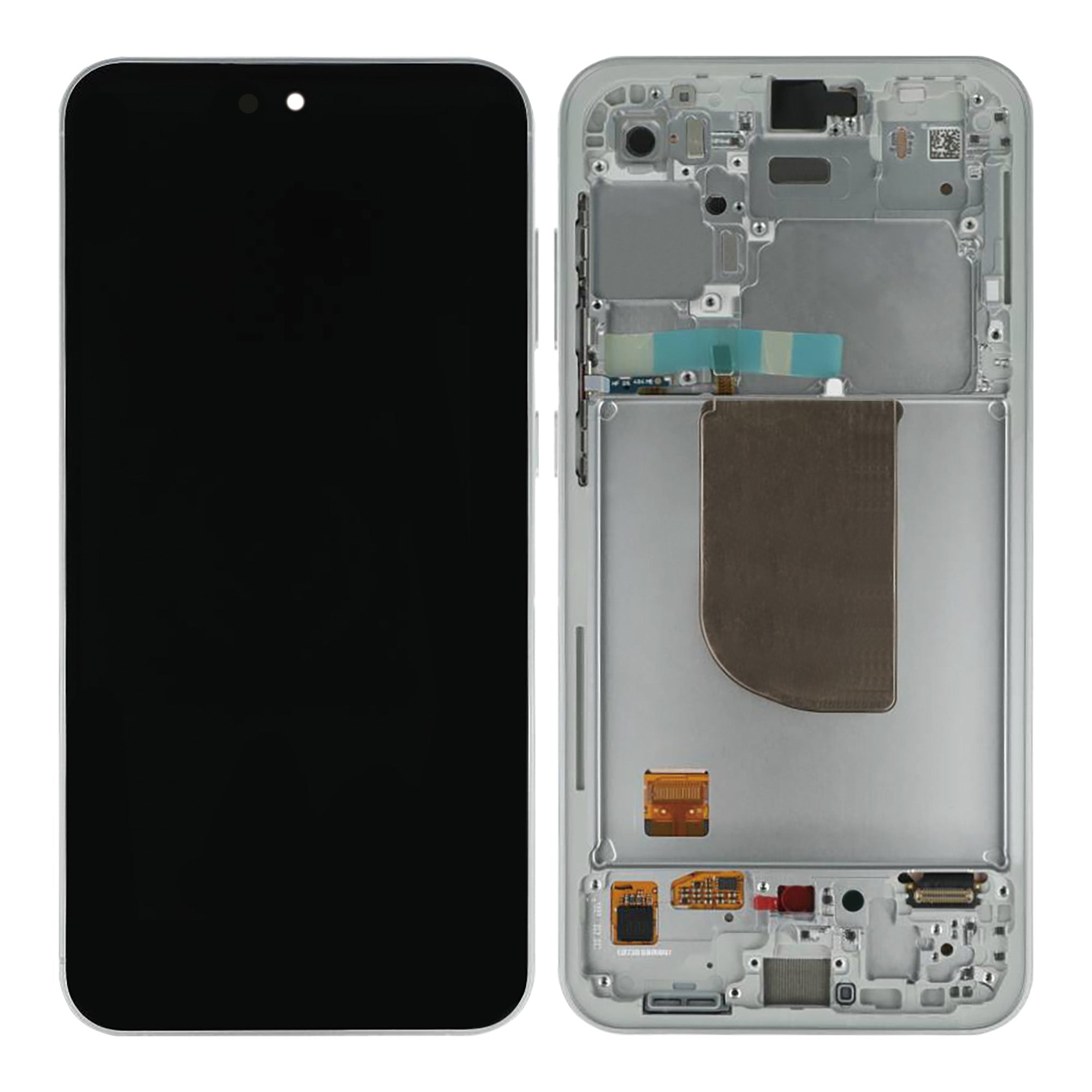Samsung Galaxy S23 FE S711B Ecrã e digitalizador com moldura Menta, Creme, Roxo, Índigo, Tangerina Service Pack
