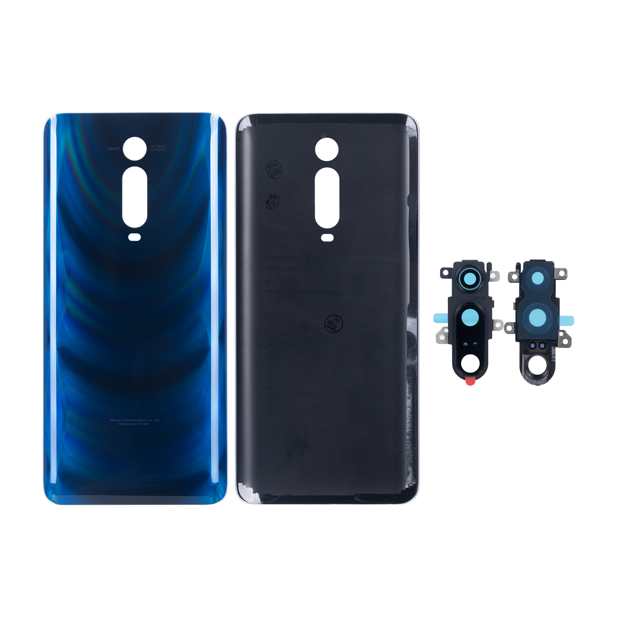 Xiaomi Mi 9T, Mi 9T Pro Capa traseira com lente Glacier Blue OEM