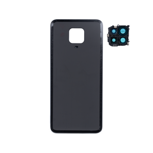 Capa traseira para Xiaomi Redmi Note 9S sem lente, cinza intergaláctico, OEM