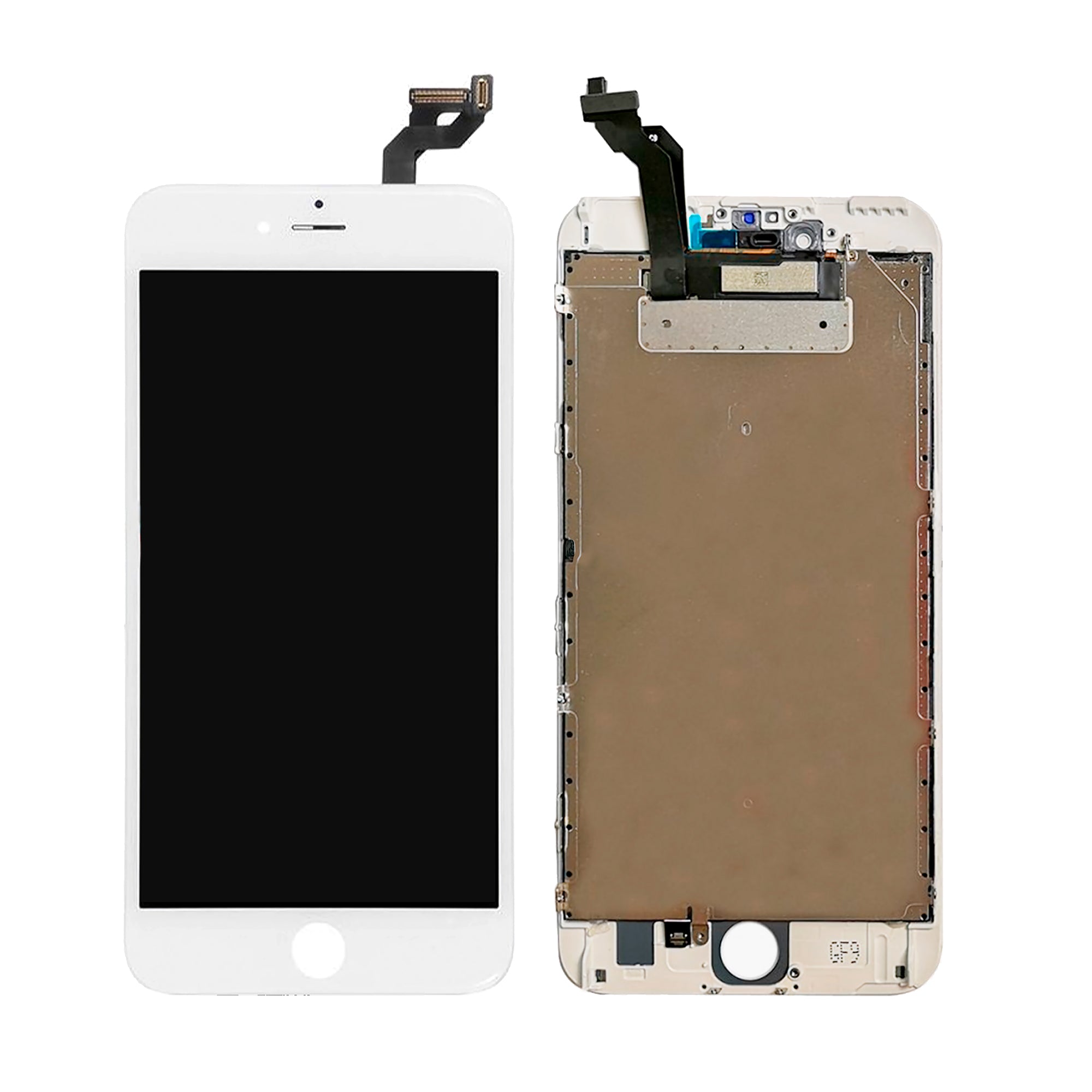 For Apple 6S Plus Ecrã e Digitalizador Branco Compatível
