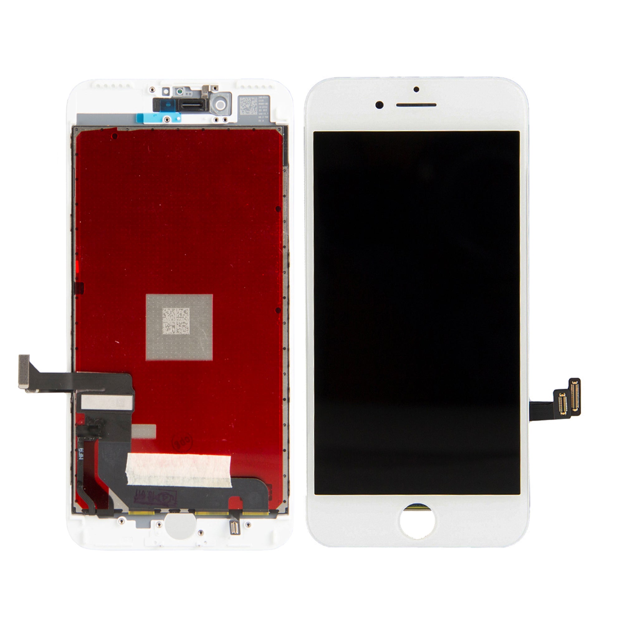For Apple 7 Plus Ecrã e Digitalizador Branco (DTP/C3F) Refurbished